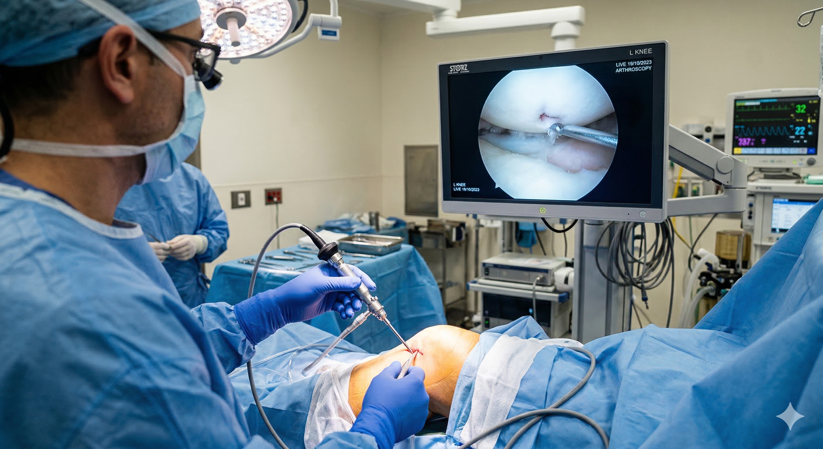 Arthroscopic knee surgery